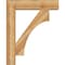 Ekena Millwork Westlake Block Rough Sawn Bracket w/ Offset Brace, Western Red Cedar, 8"W x 34"D x 42"H BKT0806X34X42WTL05RWR - alternate 4